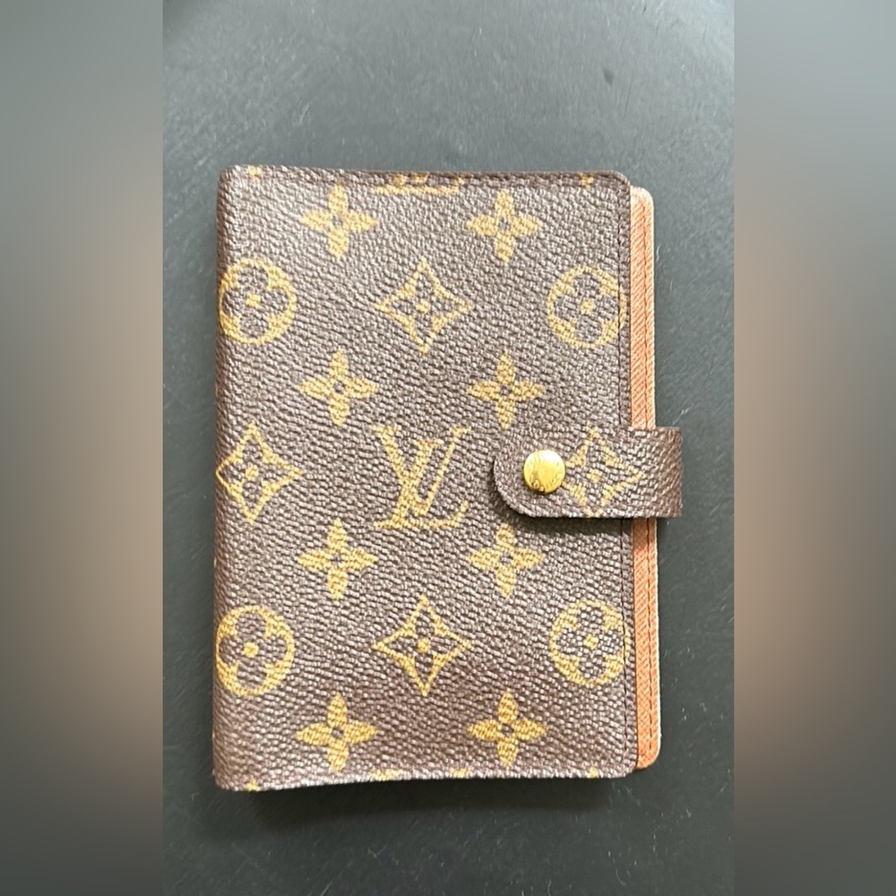 Louis Vuitton Agenda Cover PM  in Brown Monogram Canvas